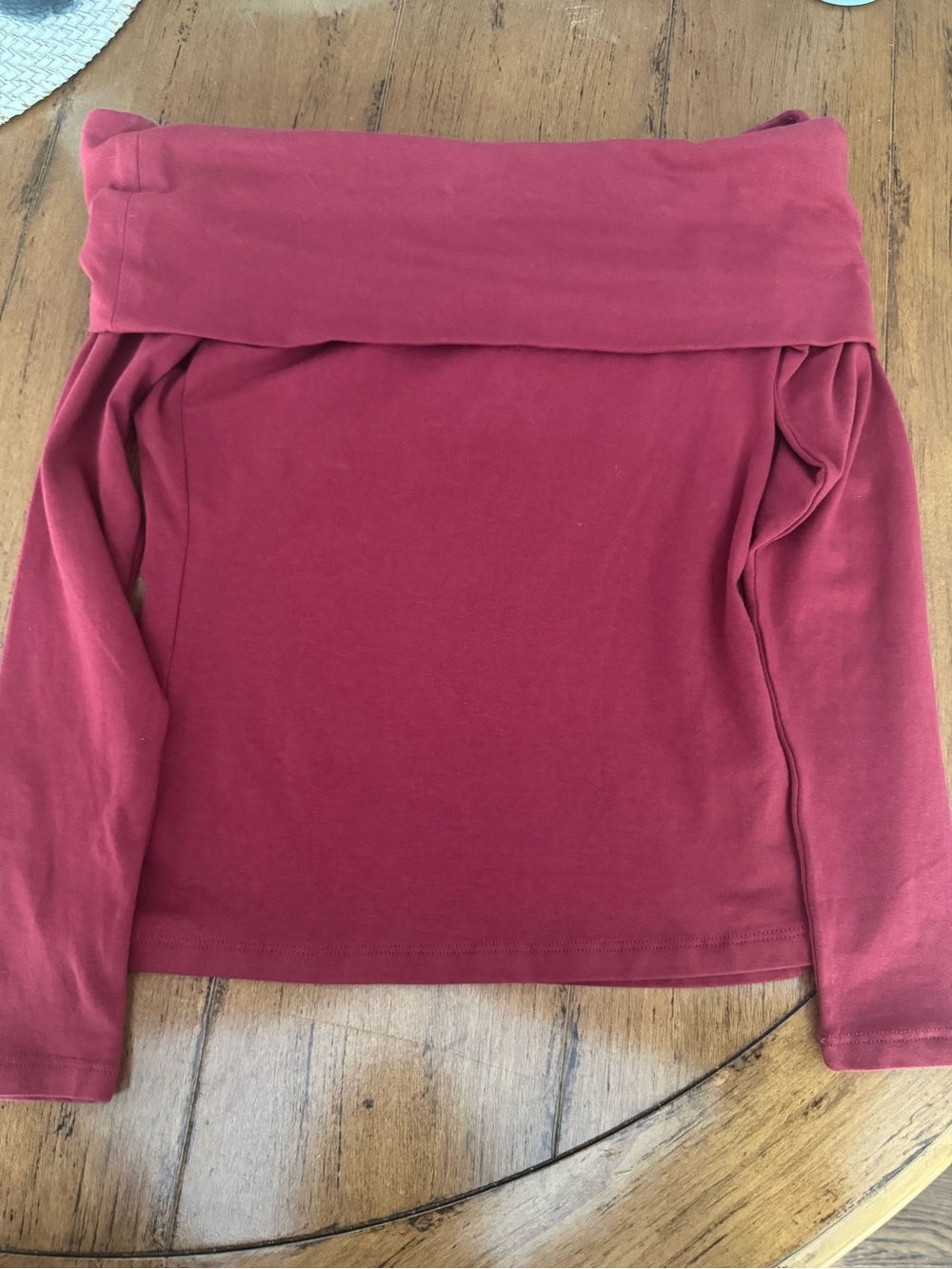 Abercrombie & Fitch Off-Shoulder Foldover Top